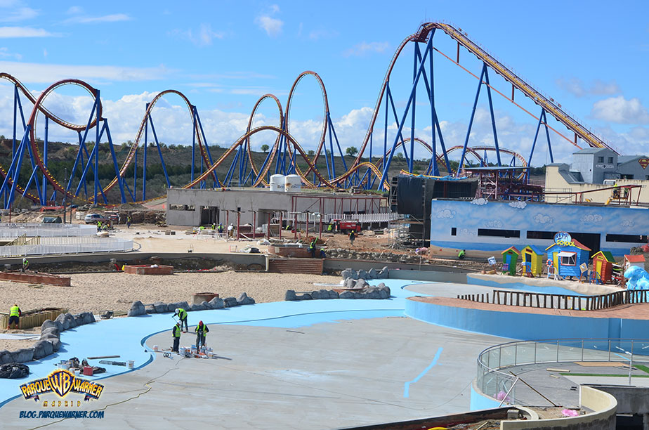 Las obras de Parque Warner Beach avanzan a buen ritmo