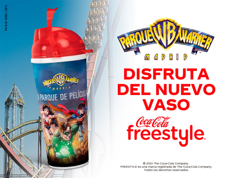 Parque Warner cuenta con el innovador dispensador de máquina Coca Cola freestyle 