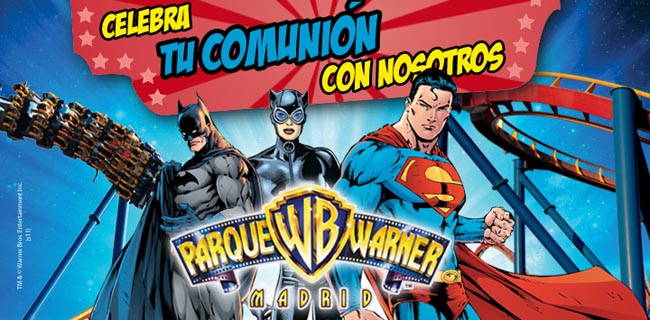 ¡¡Celebra tu comunión con nosotros en Parque Warner!!