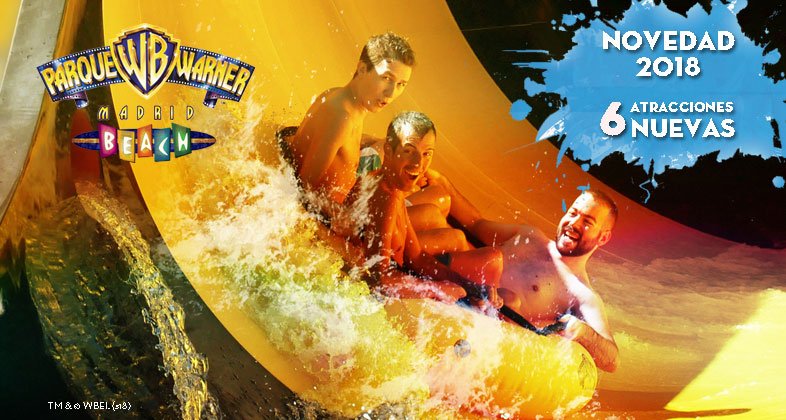 Descubre 6 nuevas atracciones en Parque Warner Beach