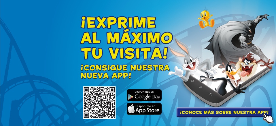 Descubre la nueva app de Parque Warner