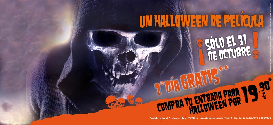 La mejor oferta de Halloween en Parque Warner