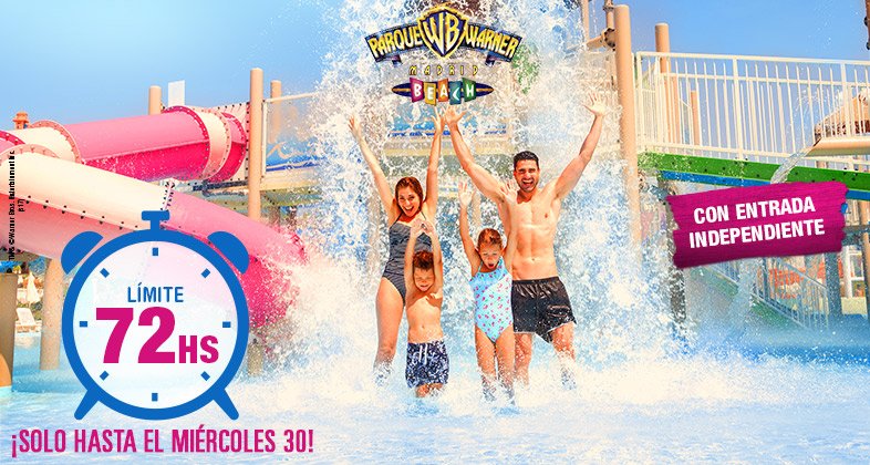 Exclusivo online: compra ya tu entrada a Parque Warner Beach por solo 9,90€”.