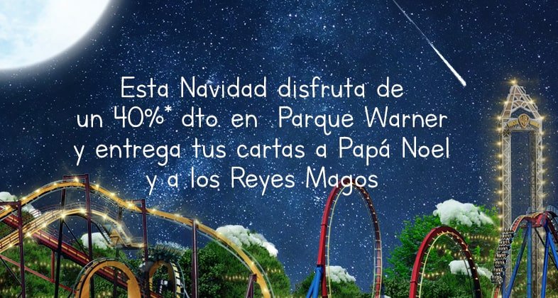 Disfruta del 40%* de descuento esta navidad y entrega tus cartas de Papá Noel y Los Reyes Magos