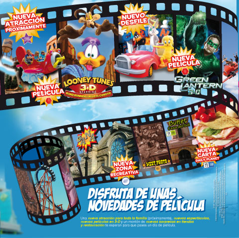 Novedades 2013 en Parque Warner