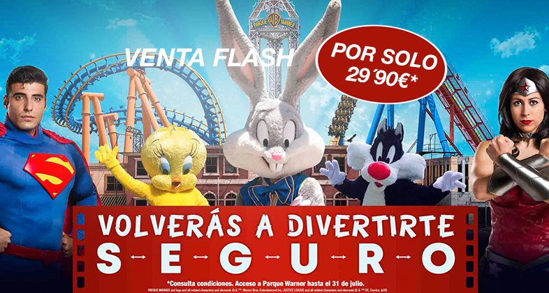 Venta Flash ¡Tus entradas por sólo 29,90€!