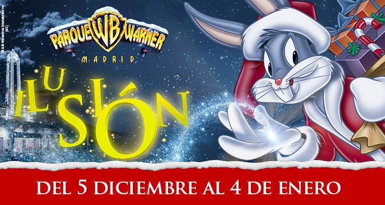 Siente la Navidad en Parque Warner