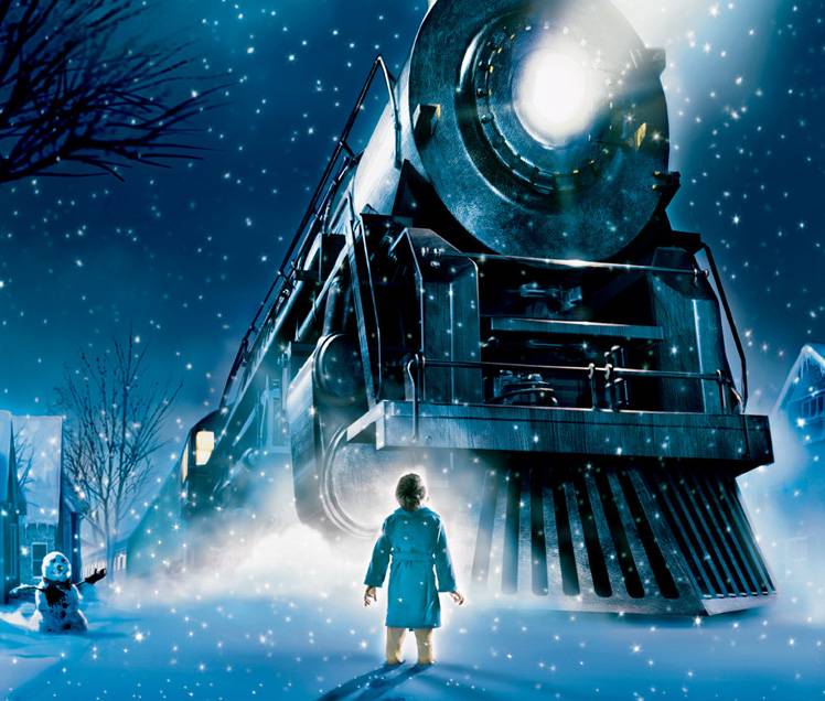 Sube a bordo del Polar Express en 3D