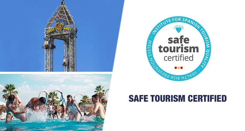 Parque Warner y Parque Warner Beach obtienen el sello 'Safe Tourism Certified'
