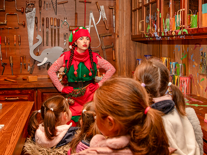 Taller de Papá Noel Parque Warner Madrid